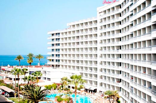 Hotel Palm Beach Club voorgevel